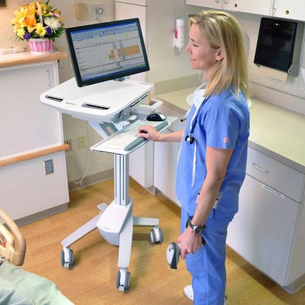 Ergotron STYLEVIEW EMR CART WITH LCD ARM